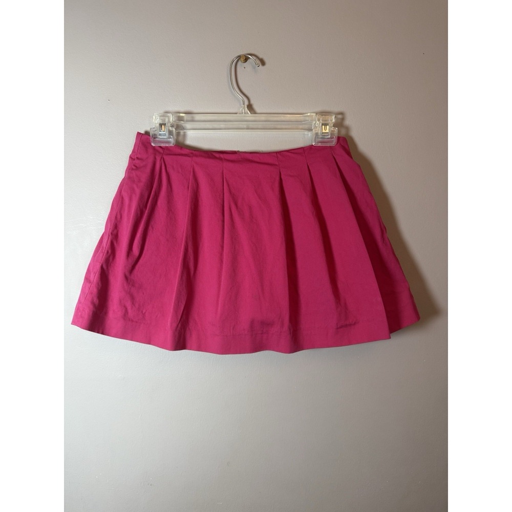 Zara  Pleated Skirt Built In Short  Neon pink Trafaluc collection size Small‎
